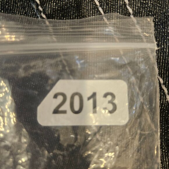 Request Jeans Mens 38 Straight Leg Denim Pants Dark Embellished Top Stitching - Picture 15 of 16